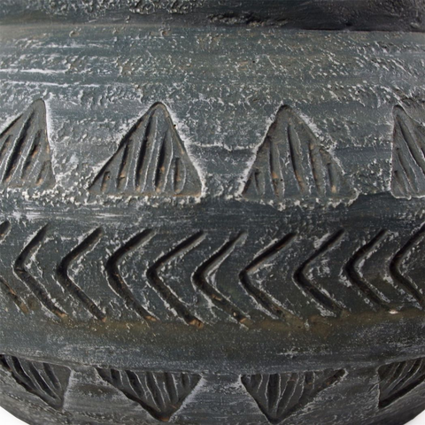 21cm x 40cm Large Grey Gliese Triangle Planter