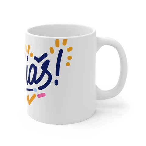 Ceramic Coffee Cups, Gracias 11oz, 15oz