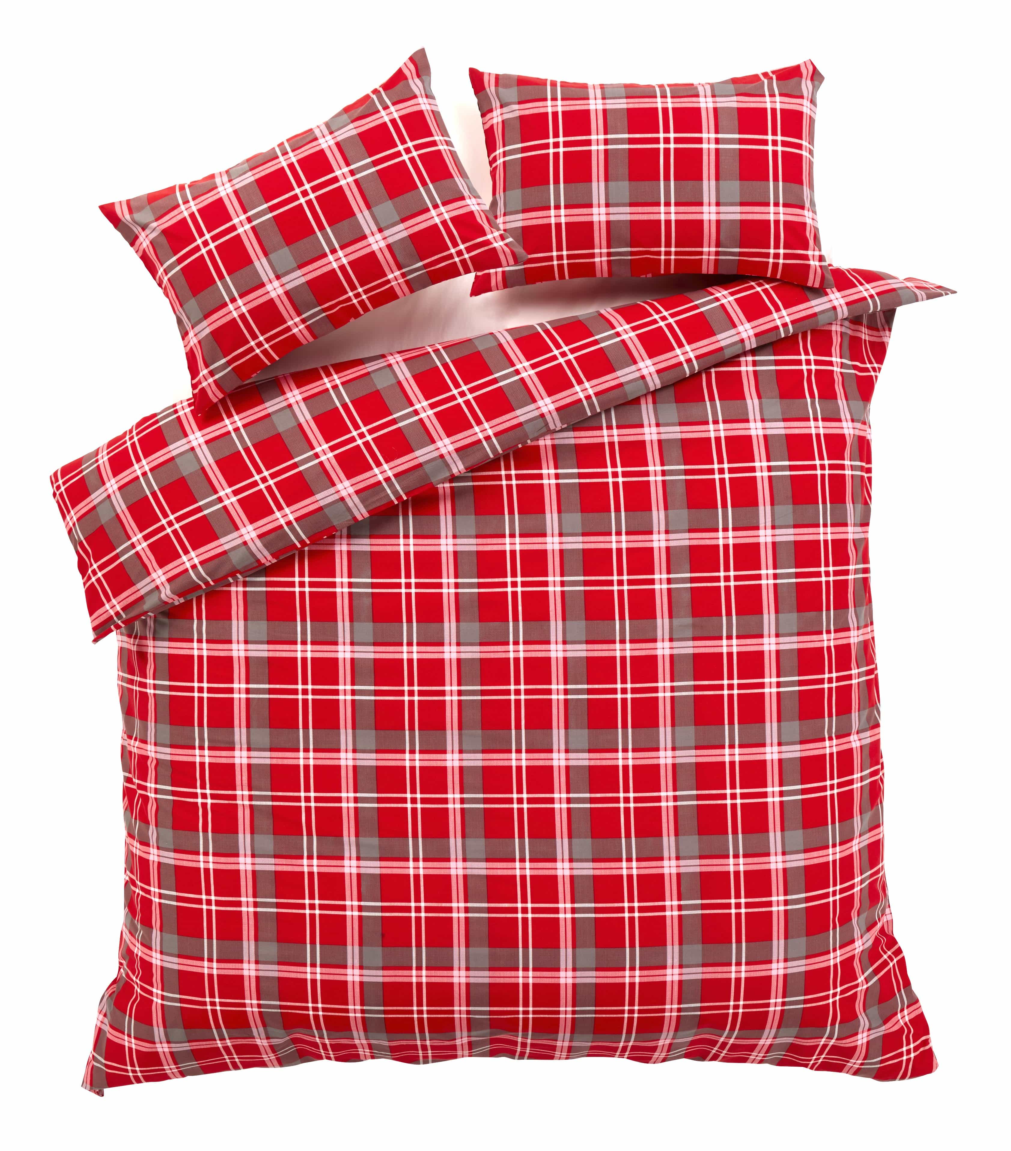 OLIVIA ROCCO Check Pattern Duvet Set Cotton Rich With Pillowcases OEKO-TEX Certified Soft Durable Bedding In All Sizes Premium Quality