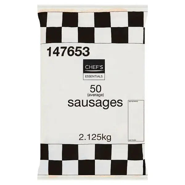 Chefs Essentials 50 (Average) Sausages 2.125kg