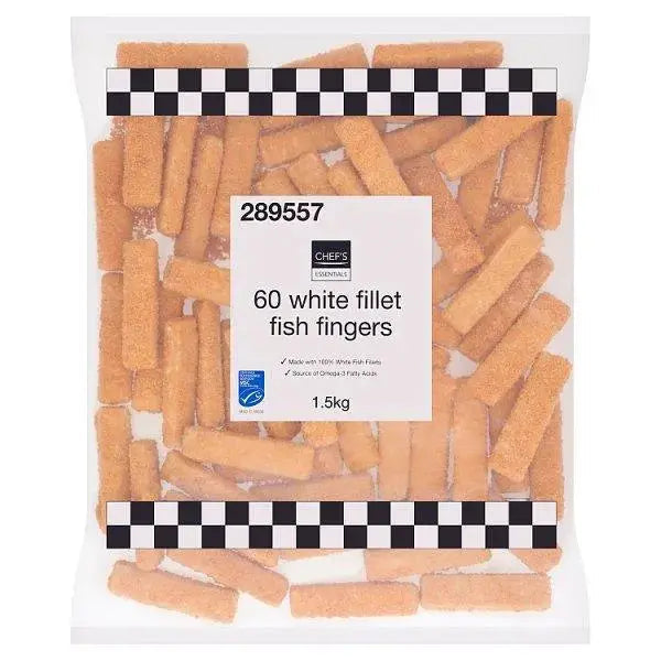 Chef's Essentials 60 White Fillet Fish Fingers 1.5kg
