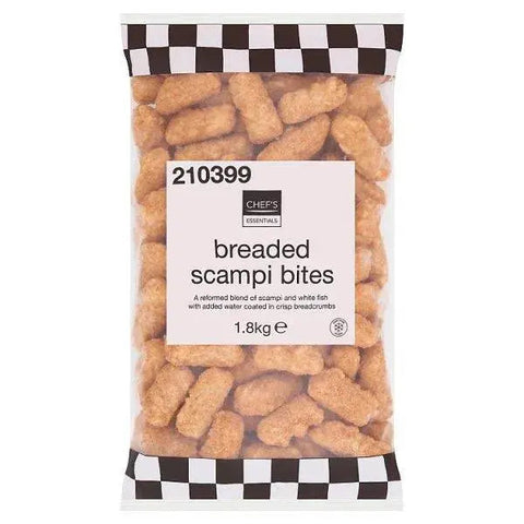 Chefs Essentials Breaded Scampi Bites 1.8kg