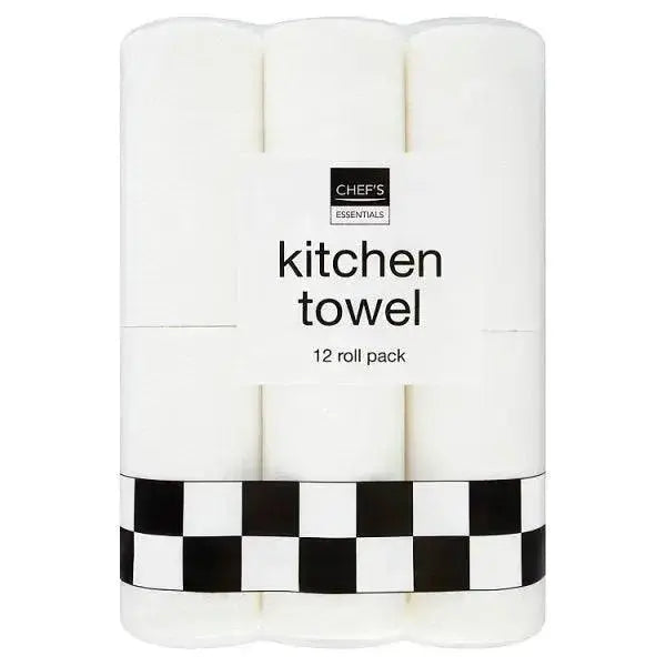 Chef's Essentials Kitchen Towel 12 Roll (Case of 3)