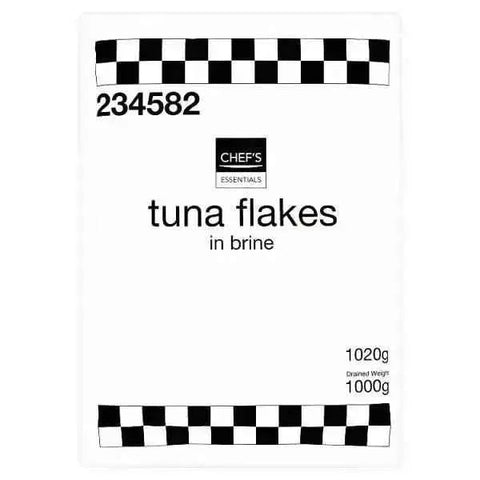 Chef's Essentials Tuna Flakes in Brine 1020g (Drained Weight 1000g)