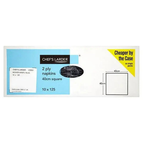 Chefs Larder 2 Ply Napkins 40cm 10 x 125