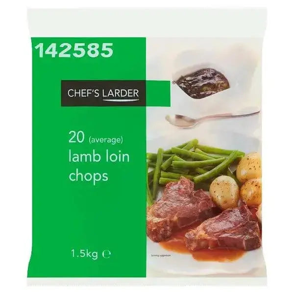 Chef's Larder 20 Lamb Loin Chops 1.5kg