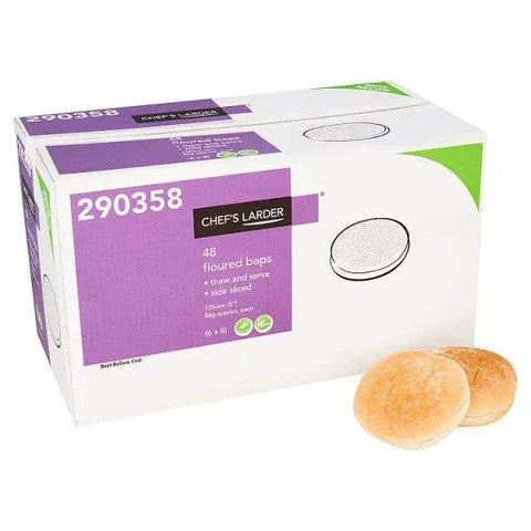 Chefs Larder 48 Floured Baps