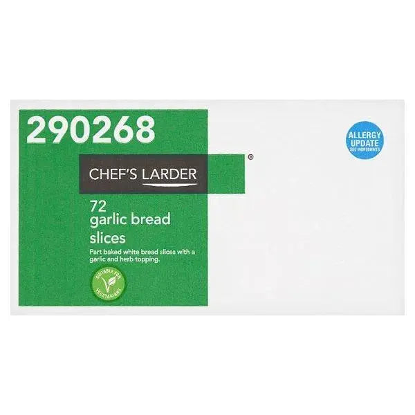 Chefs Larder 72 Garlic Bread Slices