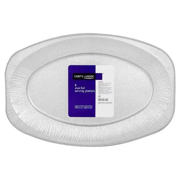 Chefs Larder 8 Oval Foil Serving Platters