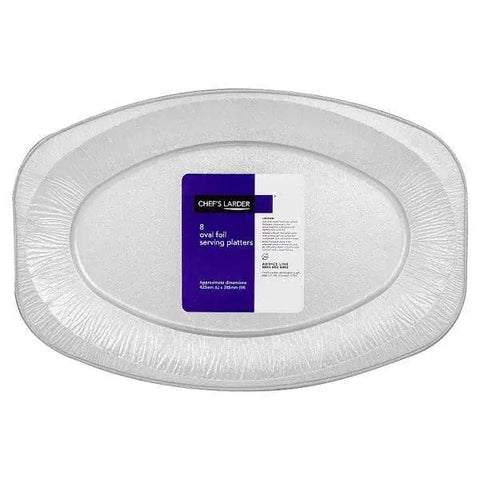 Chefs Larder 8 Oval Foil Serving Platters