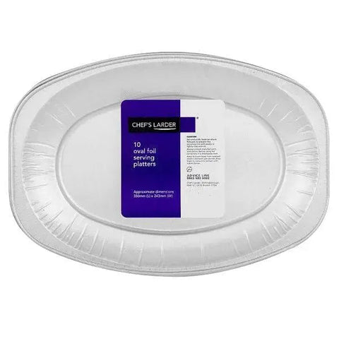 Chefs Larder 8 Oval Foil Serving Platters