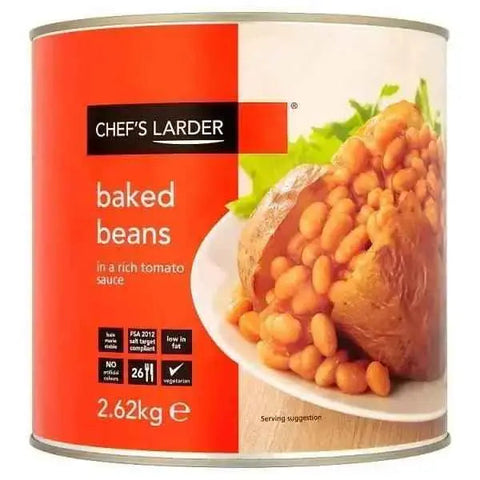 Chef's Larder Baked Beans in a Rich Tomato Sauce 2.62kg