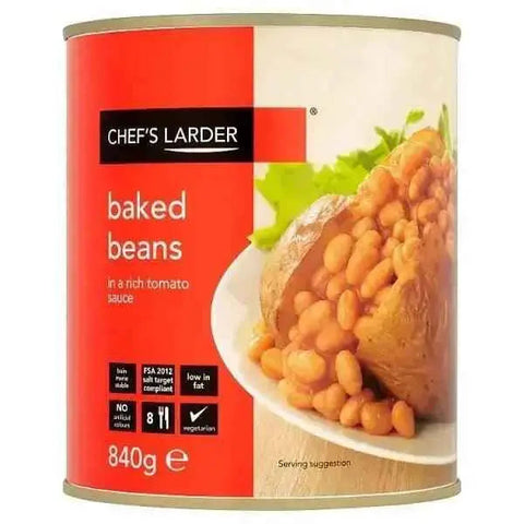 Chef's Larder Baked Beans in a Rich Tomato Sauce 840g