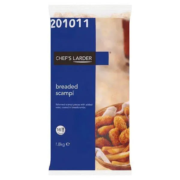 Chefs Larder Breaded Scampi 1.8kg