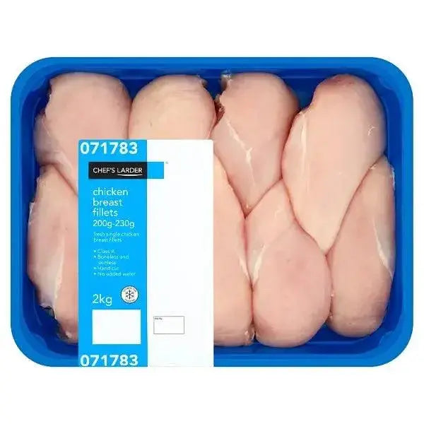 Chef's Larder Chicken Breast Fillets 200g-230g 2kg