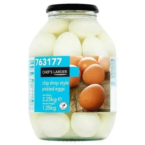 Chef's Larder Chip Shop Style Pickled Eggs 2.25kg (Drained Weight 1.35kg)