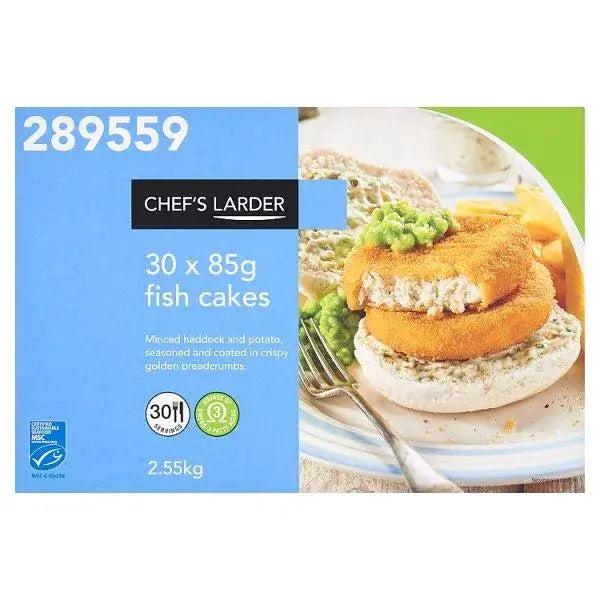 Chefs Larder Fish Cakes 30 x 85g (2.55kg)
