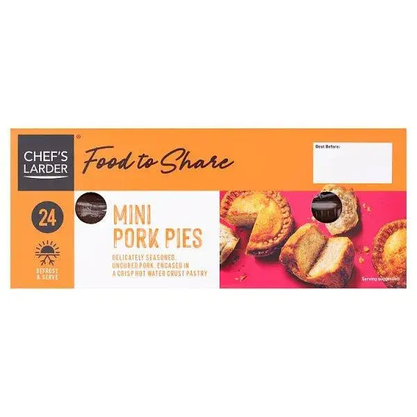 Chefs Larder Food to Share 24 Mini Pork Pies 1.56kg