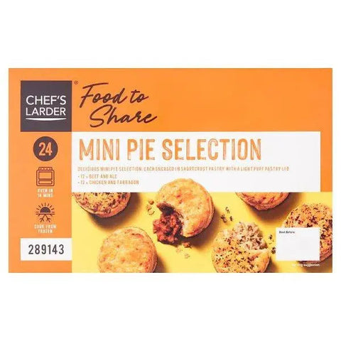 Chefs Larder Food to Share Mini Pie Selection 624g