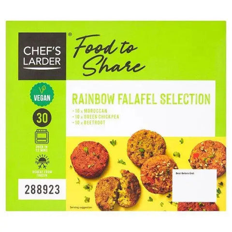 Chefs Larder Food to Share Rainbow Falafel Selection 600g