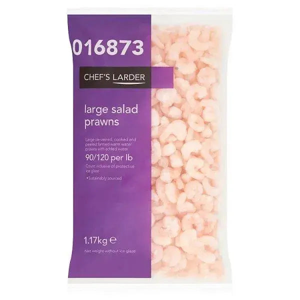 Chefs Larder Large Salad Prawns 1.8kg
