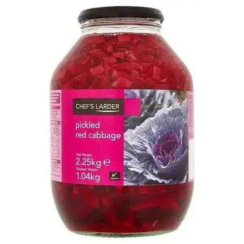 Chef's Larder Pickled Red Cabbage 2.25kg (Drained Weight 1.04kg)