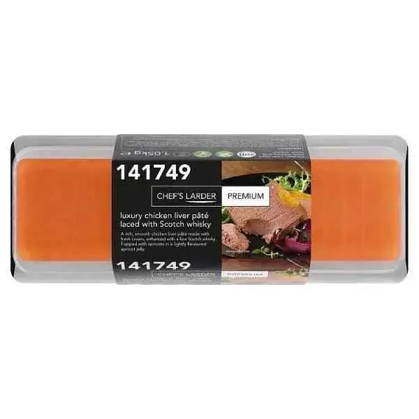 Chef's Larder Premium Luxury Chicken Liver Pâté Laced with Scotch Whisky 1.05kg