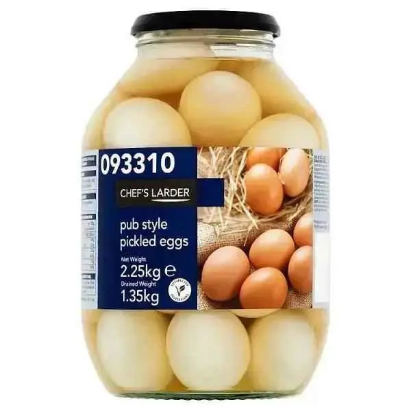 Chef's Larder Pub Style Pickled Eggs 2.25kg (Drained Weight 1.35kg)