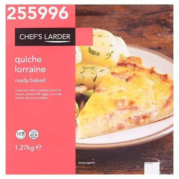 Chefs Larder Quiche Lorraine 1.27kg