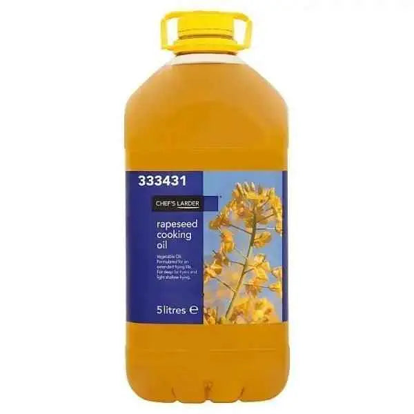 Chef's Larder Rapeseed Cooking Oil 5 Litres