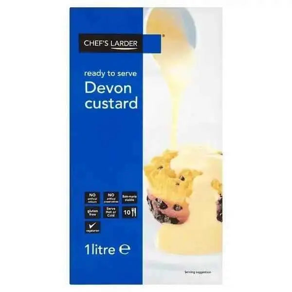 Chef's Larder Ready to Serve Devon Custard 1 Litre