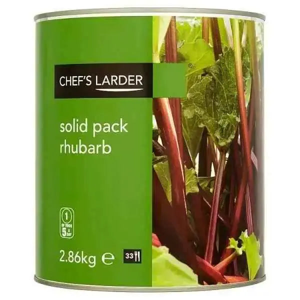 Chef's Larder Solid Pack Rhubarb 2.86kg