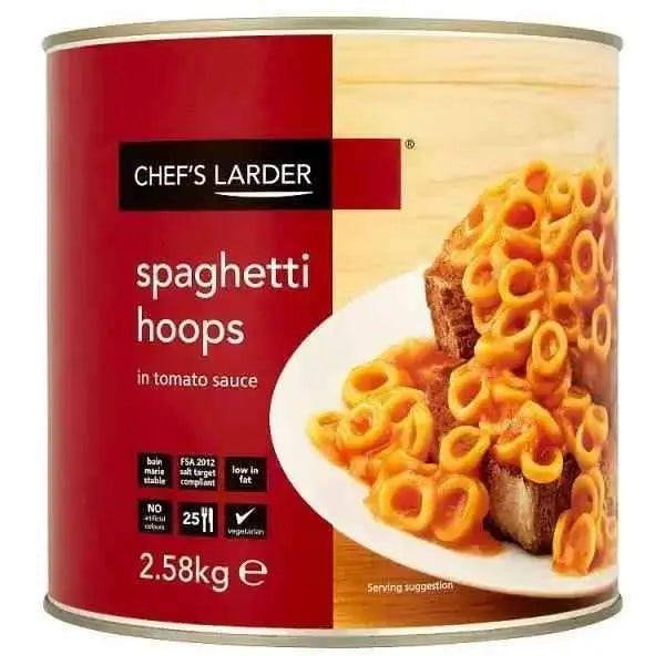 Chef's Larder Spaghetti Hoops in Tomato Sauce 2.58kg