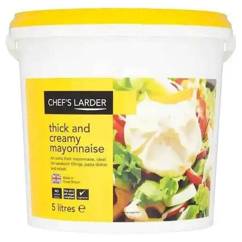 Chef's Larder Thick and Creamy Mayonnaise 5 Litres