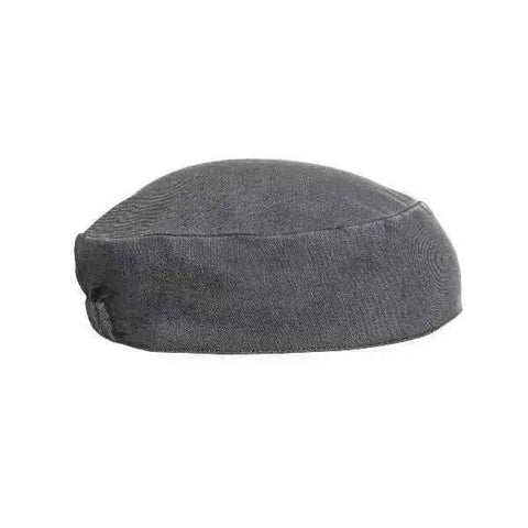 Chef Skull Cap Black Denim, Grey Denim and Black-White Check(Pack of 2)