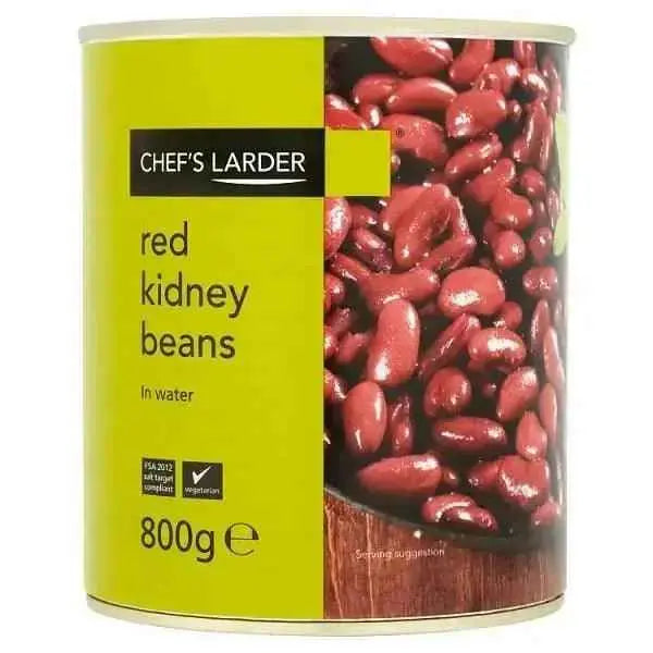 Chefs Larder Red Kidney Beans in Water 800g