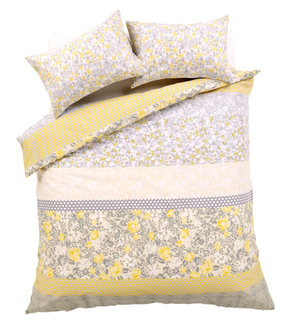 OLIVIA ROCCO Chelsea Floral Duvet Set Cotton-Rich Bedding In Single, Double, King, And Super King Sizes For Master And Guest Rooms