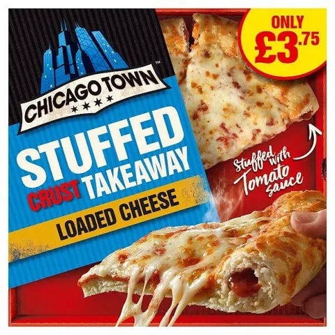 Chicago Town Takeaway Stuffed Crust Cheese Medium Pizza 480g (PMP) - (Case of 10)