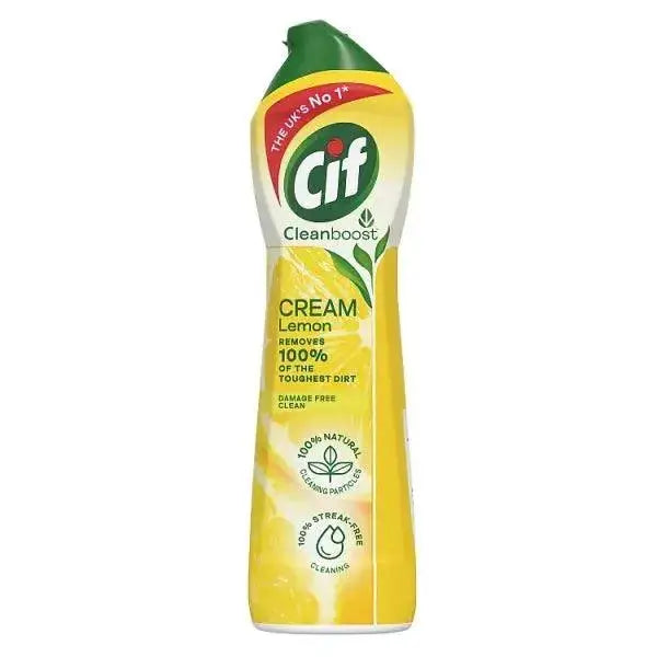 Cif Cream Cleaner Lemon 500 ml (Case of 8)