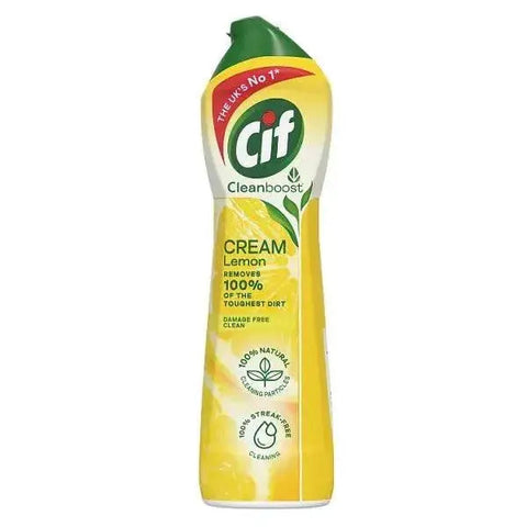 Cif Cream Cleaner Lemon 500 ml (Case of 8)