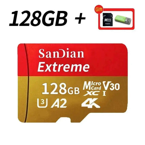 Class 10 mini sd memory card 128GB 512GB micro TF sd card 256GB 256GB 1TB Smart SD/TF cards for Phone/camera Give card reader