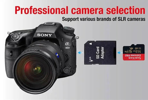 Class 10 mini sd memory card 128GB 512GB micro TF sd card 256GB 256GB 1TB Smart SD/TF cards for Phone/camera Give card reader