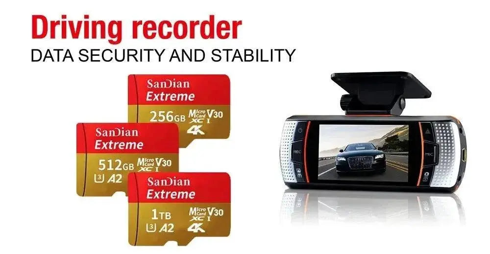 Class 10 mini sd memory card 128GB 512GB micro TF sd card 256GB 256GB 1TB Smart SD/TF cards for Phone/camera Give card reader