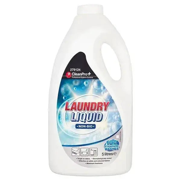 CleanPro+ Laundry Liquid Non-Bio 5 Litres (Case of 2)
