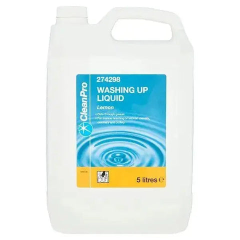 CleanPro Washing Up Liquid Lemon 5 Litres