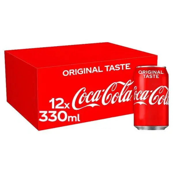 Coca-Cola Original Taste 12 x 330ml (Case of 2)