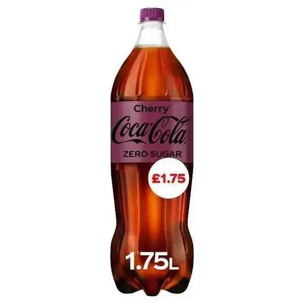 Coca-Cola Zero Sugar Cherry 1.75L (Case of 6)