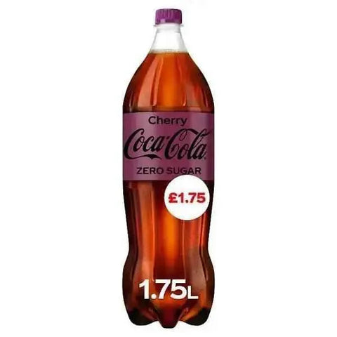 Coca-Cola Zero Sugar Cherry 1.75L (Case of 6)