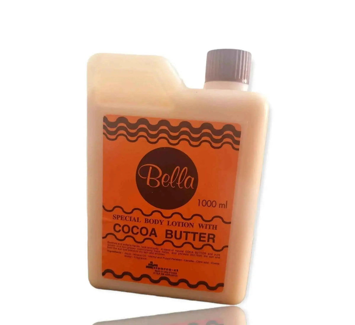 Cocoa Butter Body Lotion - BELLA Special Body Lotion with Cocoa Butter 1000 ml