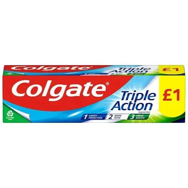 Colgate Triple Action Toothpaste 75ml (Case of 12)